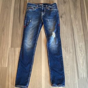 Men’s True religion jeans size 30 slightly used. good condition